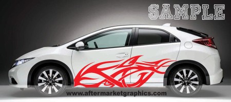 Abstract Body Graphics Design 04